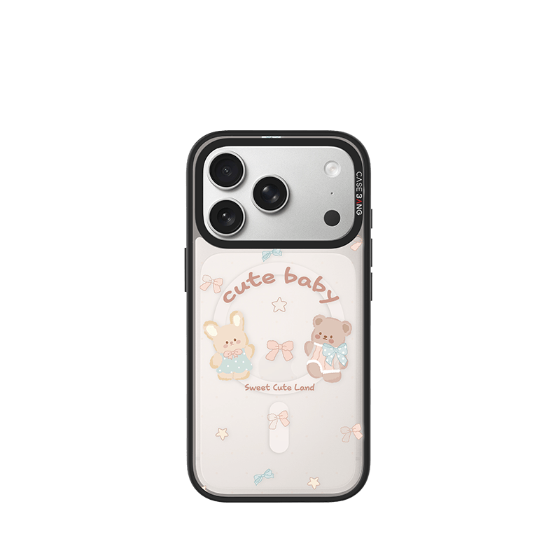 Rabbit And Bear Imagisnap - CaseBangImagisnapCaseBangiPhone 17 Pro MaxBack Cover